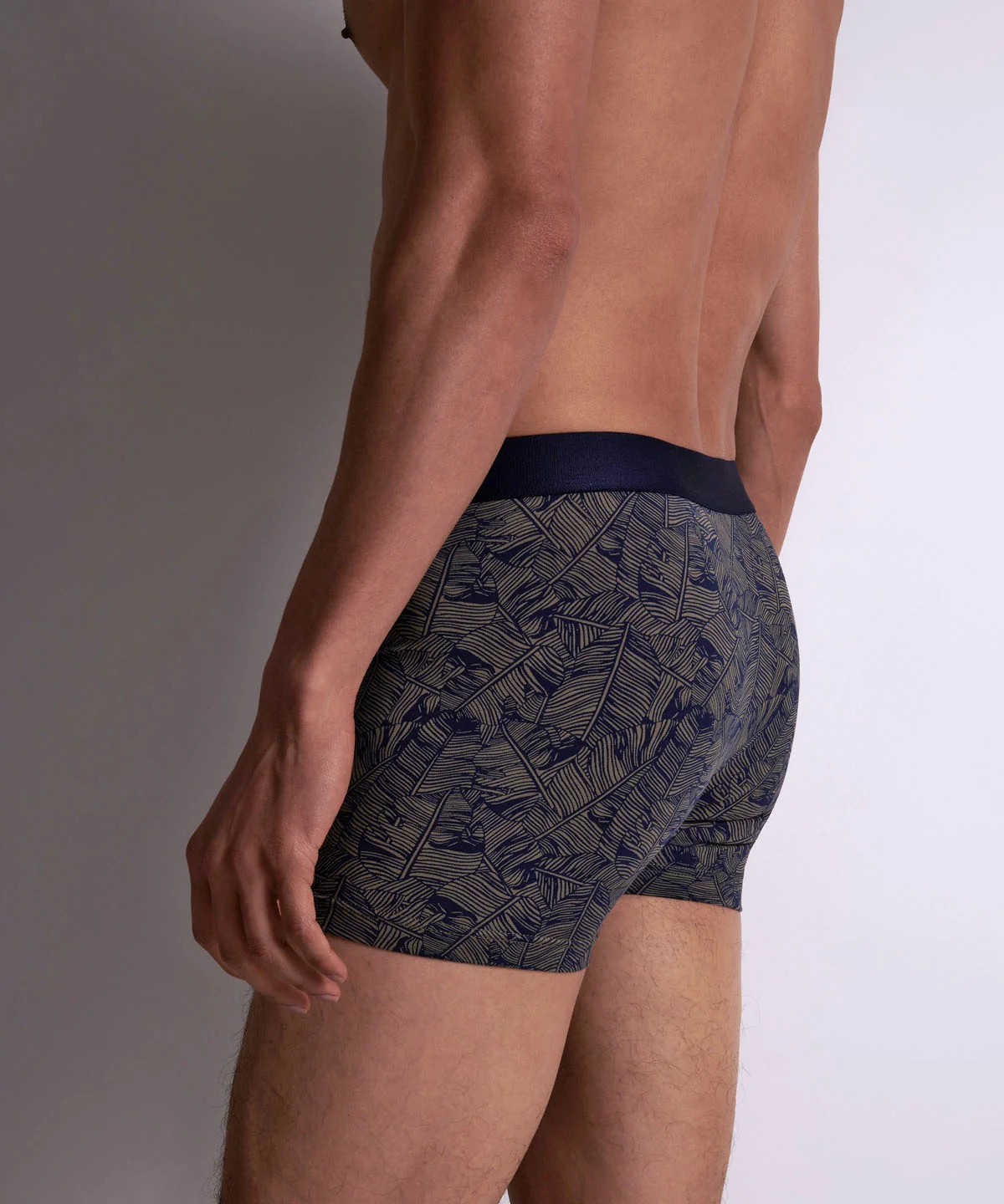 Aubade Homme Boxer homme Marine Palm - Image 5