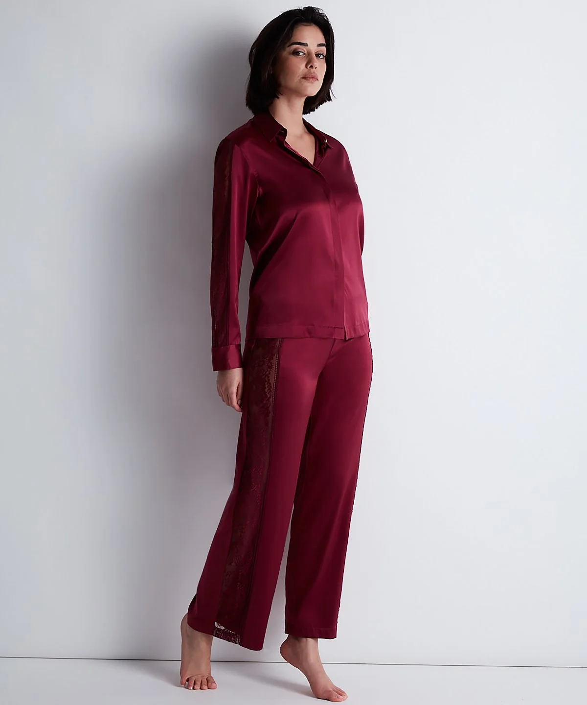 Midnight Whisper Chemisier Crimson Red - Image 7