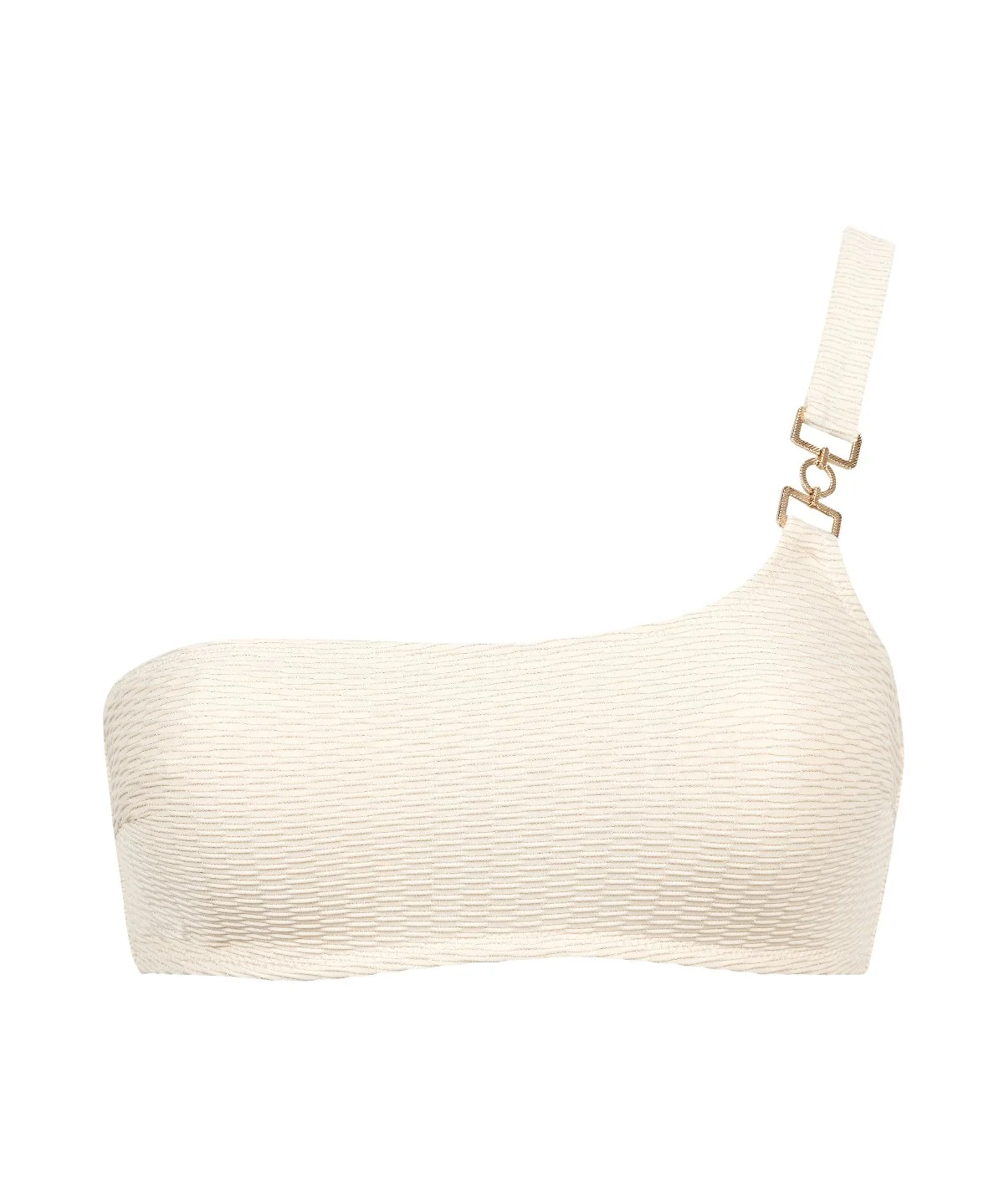 Shimmering Waters Haut de maillot de bain Brassière Golden White