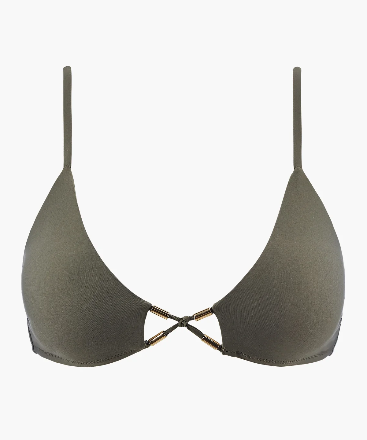 Beach Escape Haut de maillot de bain Triangle Kaki