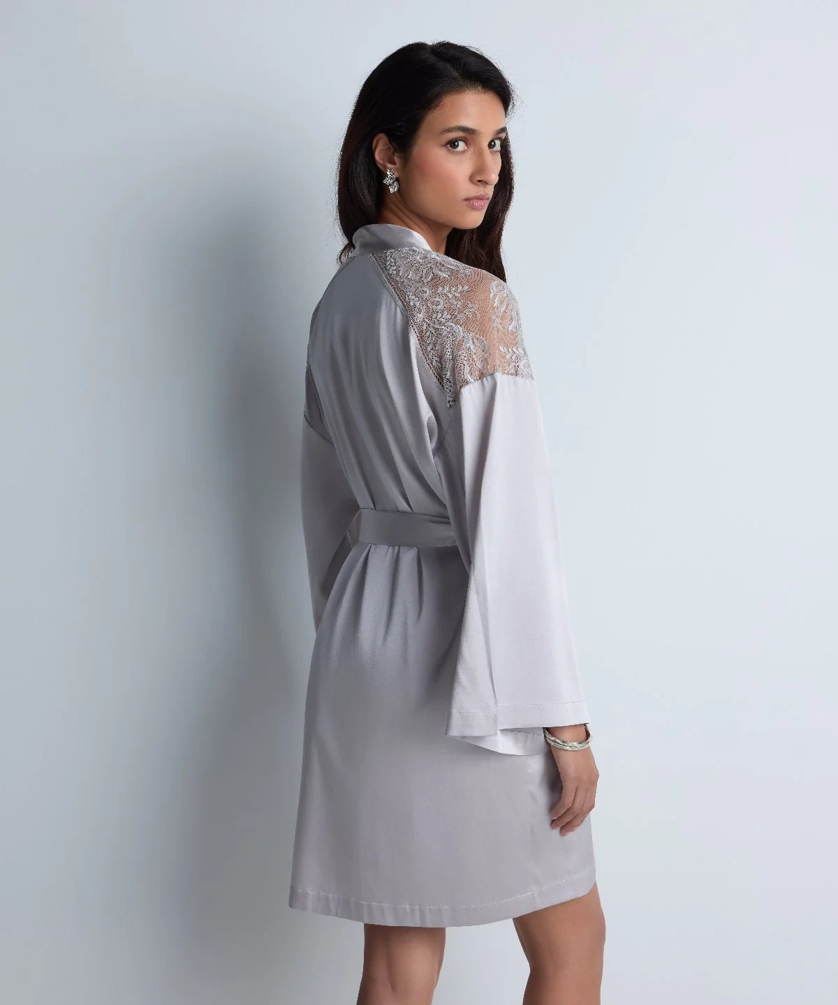 Midnight Whisper Kimono Cosmos Silver - Image 4