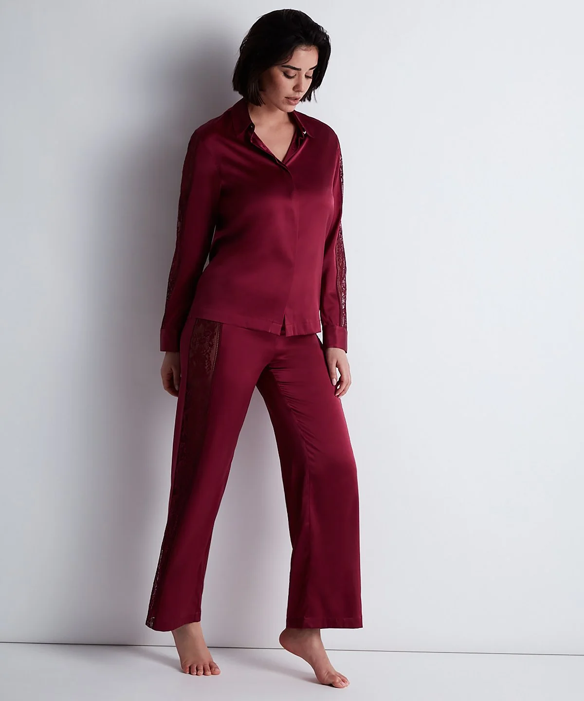 Midnight Whisper Pantalon Crimson Red - Image 5