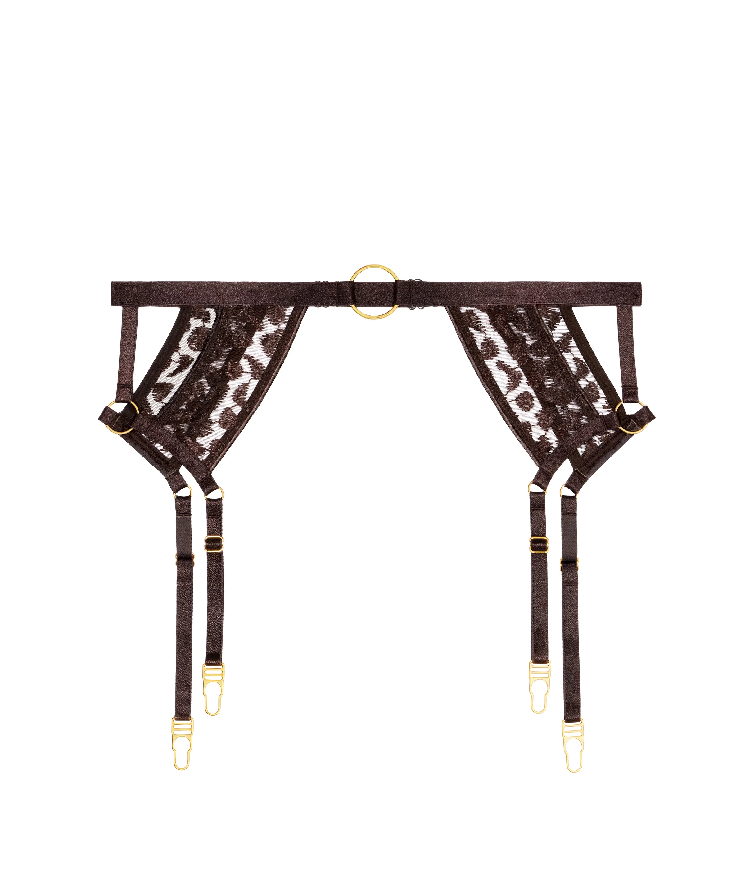 Crazy in Love Porte-jarretelles Satin Brown