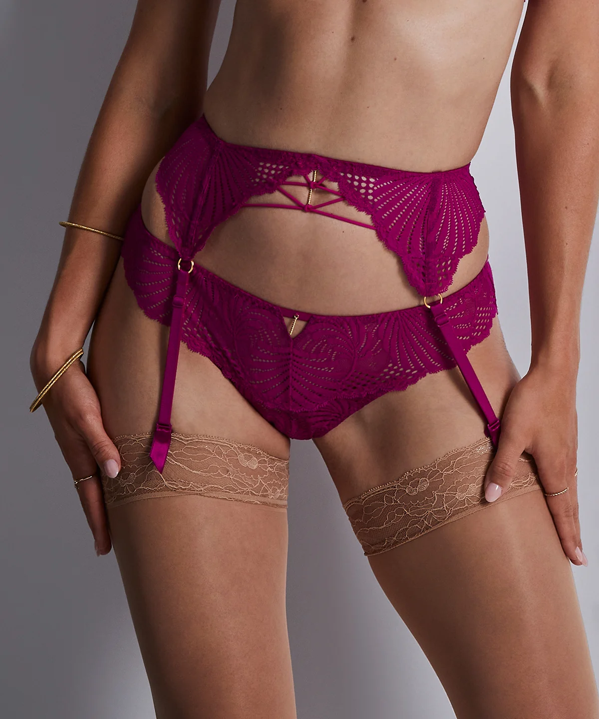 Rythm of Desire Porte-jarretelles Radiant Pink - Image 4