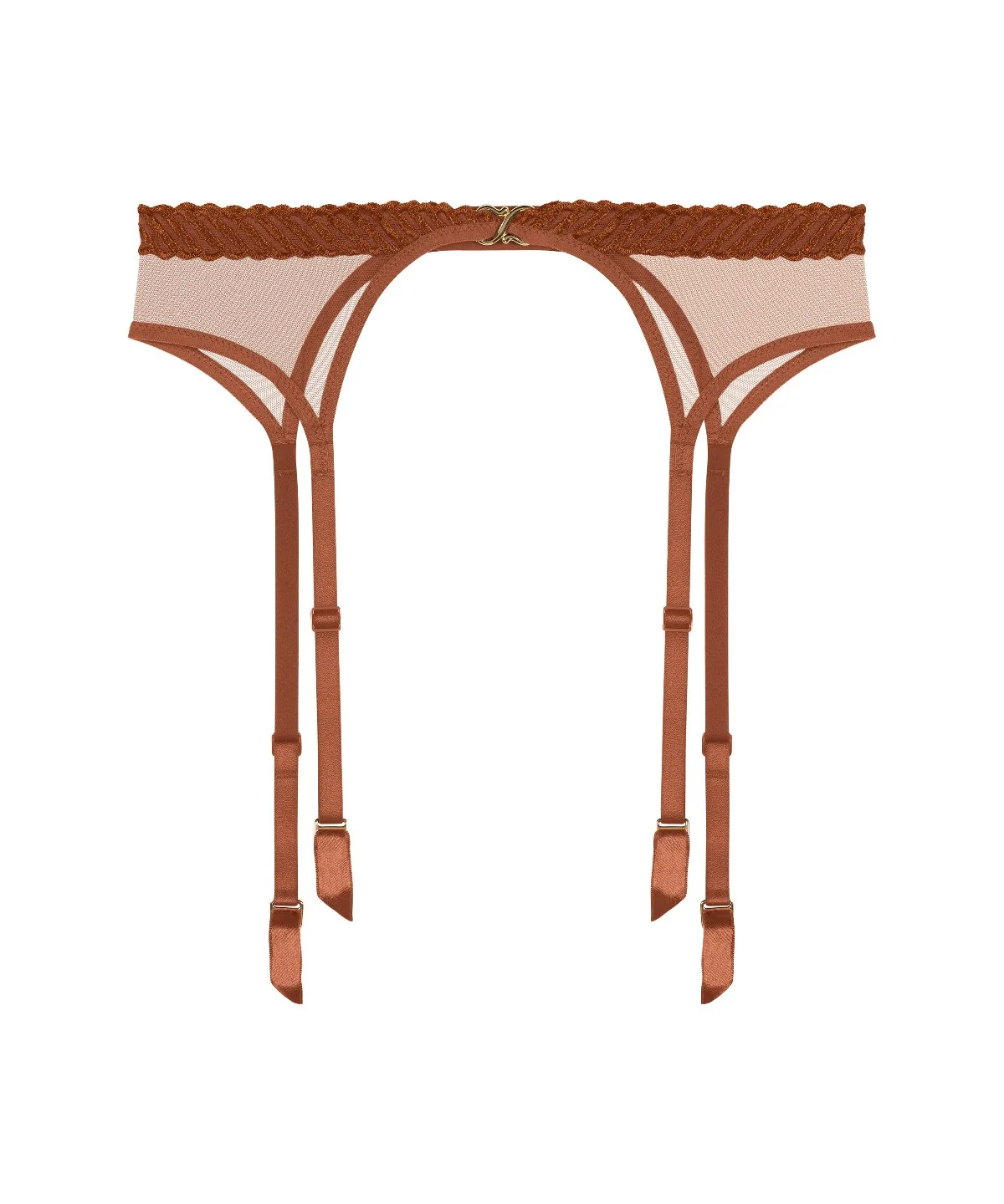 Sheer Emotion Porte-jarretelles Honey