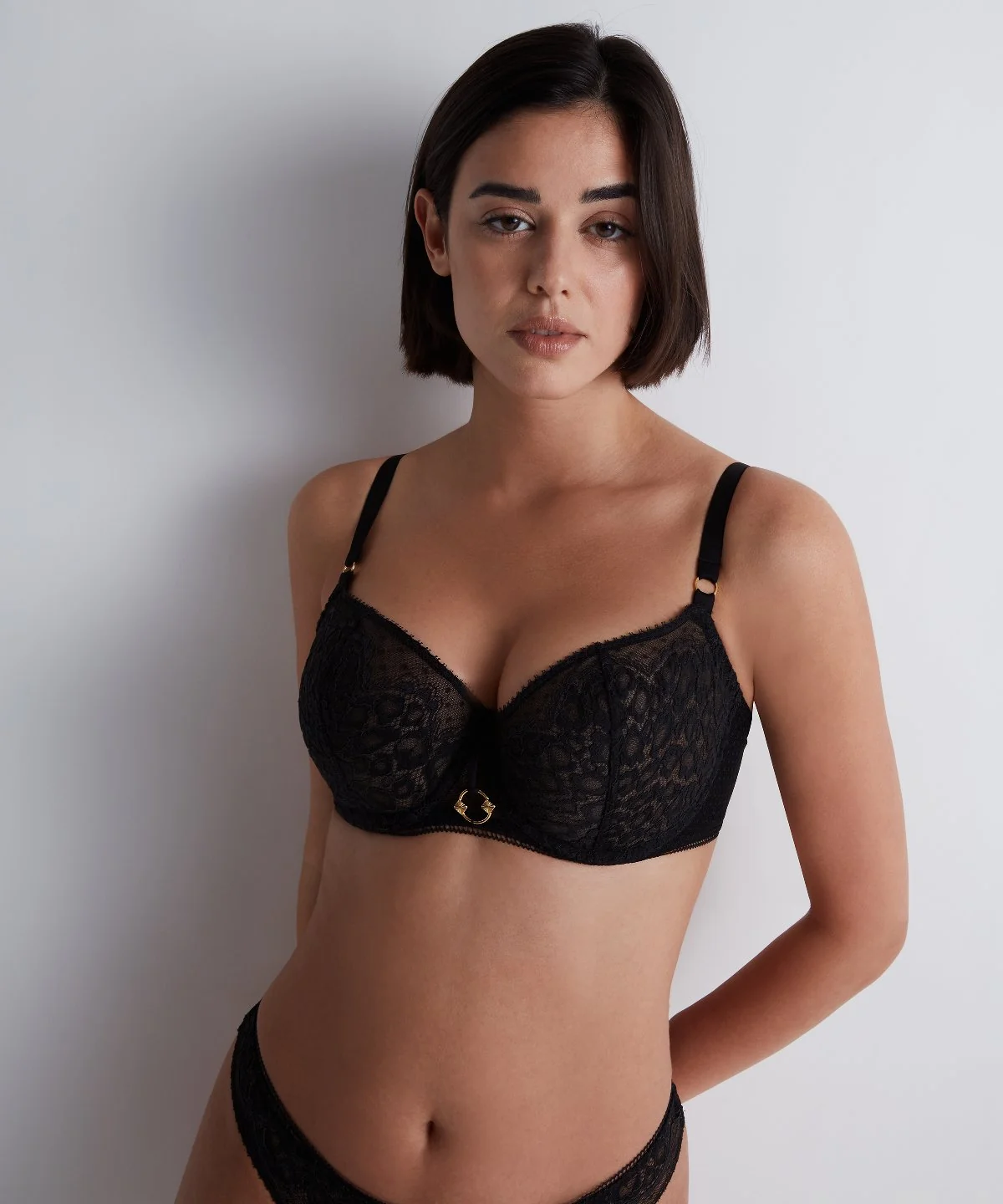 Illusion Fauve Soutien-gorge Corbeille avec armatures Black - Image 7