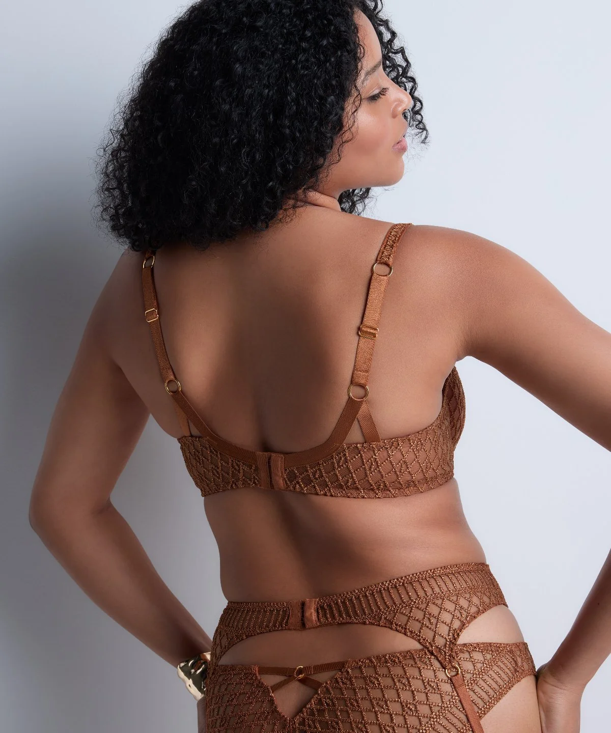 Stardust Dream Soutien-gorge Corbeille avec armatures Amber Gold - Image 6