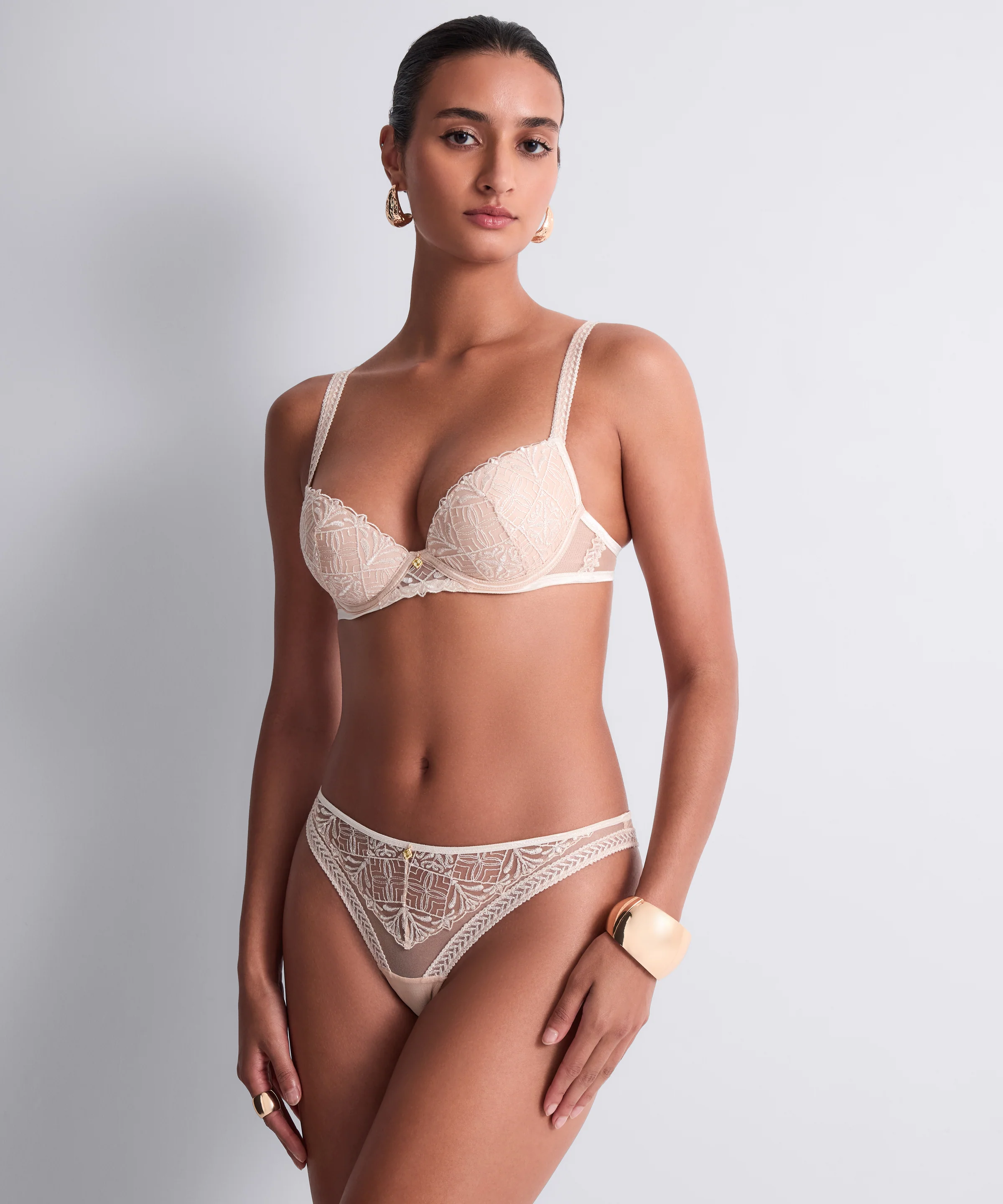 Iconic Calypso Soutien-gorge Push-up coques Dune - Image 3