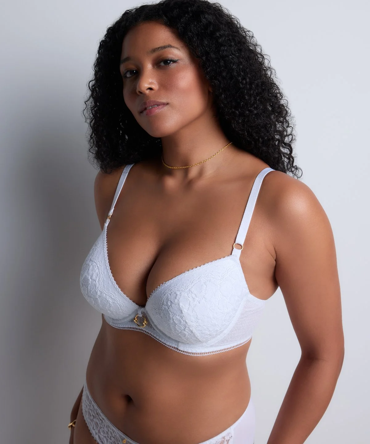 Illusion Fauve Soutien-gorge Push-up coques White - Image 2