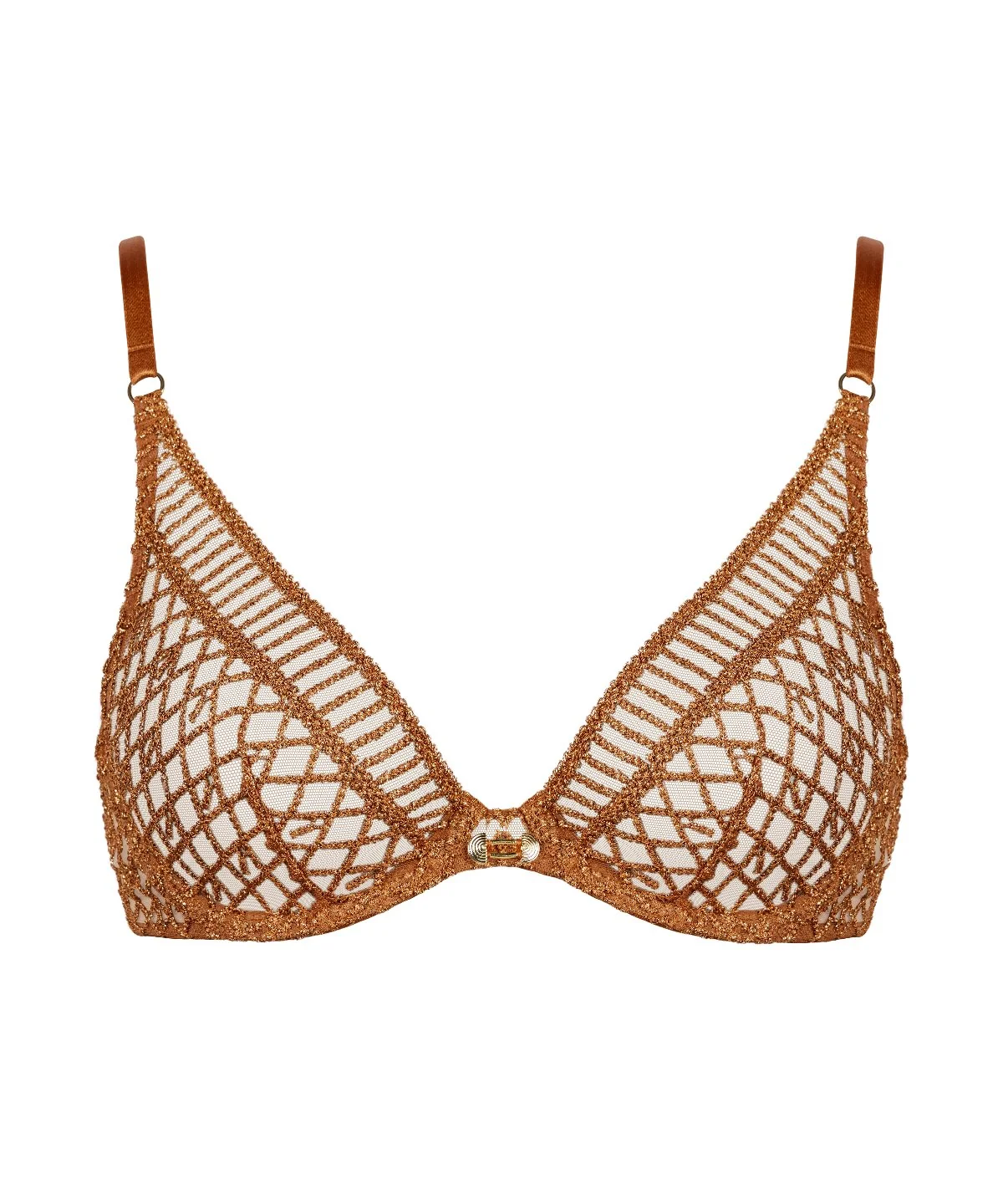 Stardust Dream Soutien-gorge Triangle avec armatures Amber Gold - Image 3