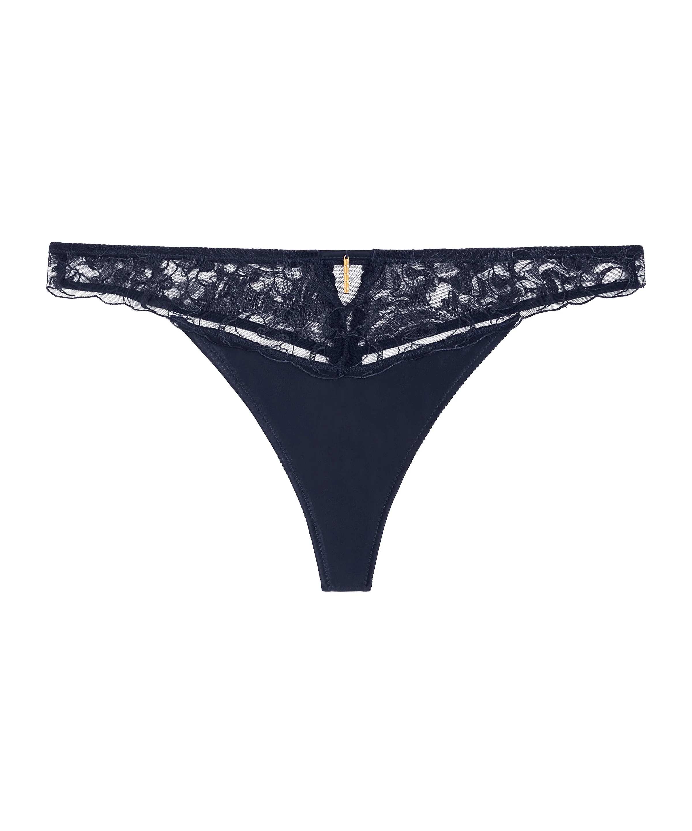 Satin Memories Tanga Deep Sea