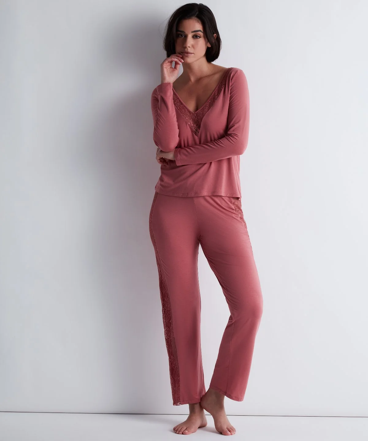 Lazy Days Top manches longues Rosewood - Image 4