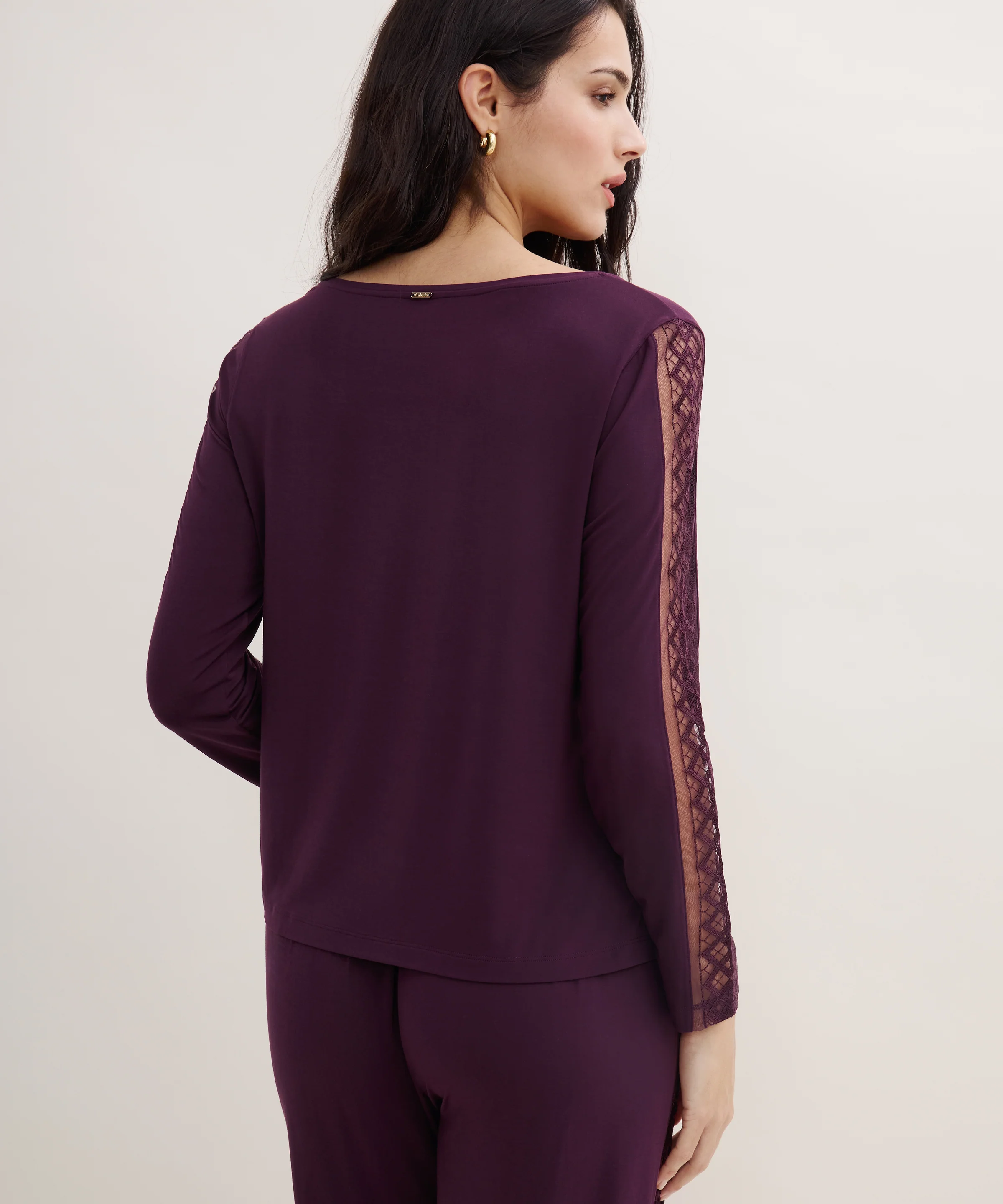 Sweet Obsession Top manches longues Deep Berry - Image 3